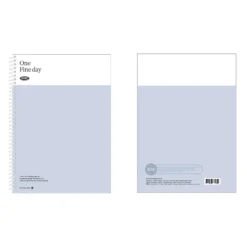 Large One Fine Day Spiral Lined Notebook
