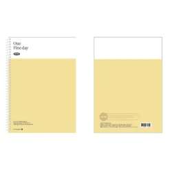 Large One Fine Day Spiral Lined Notebook