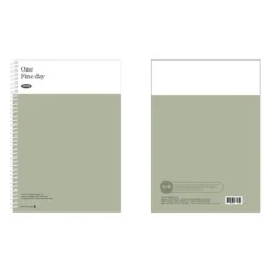 Large One Fine Day Spiral Lined Notebook