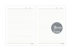 Large Pastel Spiral Lined Notebook