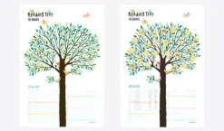 Large Reading Tree Goal Poster & Sticker Set