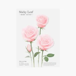 Large Rose Sticky Note