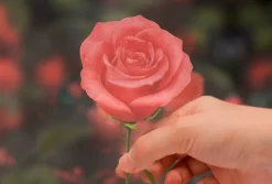 Large Rose Sticky Note