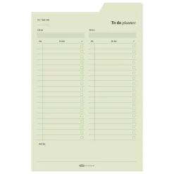 Large Schedule Index Sticky Note