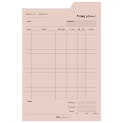 Large Schedule Index Sticky Note