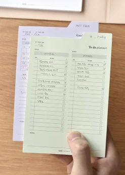 Large Schedule Index Sticky Note