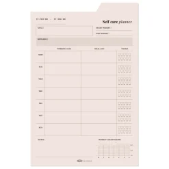 Large Schedule Index Sticky Note