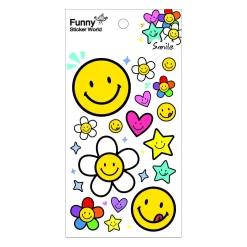 Large Smile Point Sticker