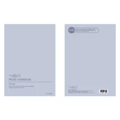 Large Spiral Music Notebook
