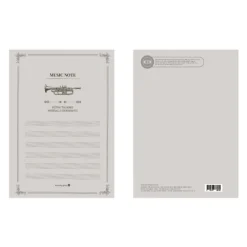 Large Spiral Music Notebook