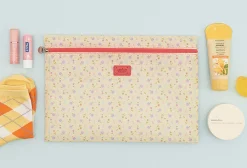 Large Summer Mesh Flat Pouch