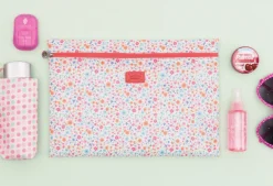 Large Summer Mesh Flat Pouch