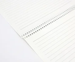 Large Typography Top Bound Lined Notebook