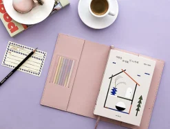 Large Vegan Leather Book Cover