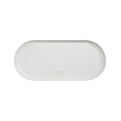 Large Vegan Leather Round Tray