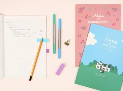 Large World Literature Lined Notebook
