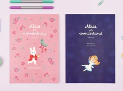 Large World Literature Lined Notebook