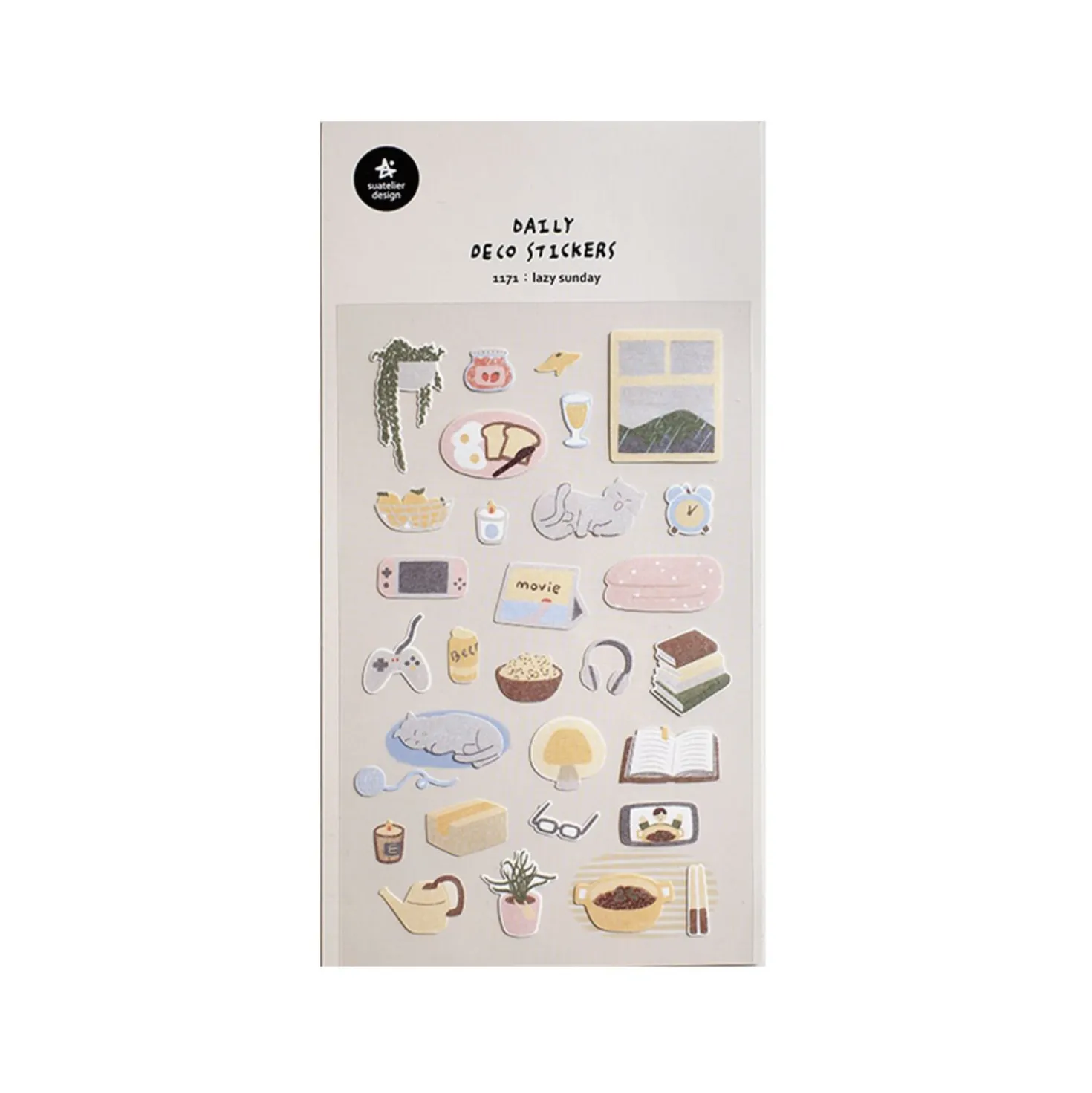 Lazy Sunday Deco Sticker