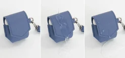 Leather AirPods Pouch + Strap Set