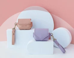 Leather AirPods Pro Pouch + Strap Set
