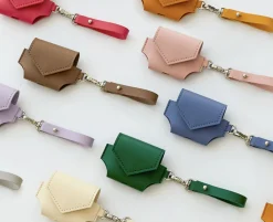 Leather AirPods Pro Pouch + Strap Set