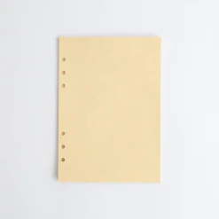Leatherlike 6 Ring A5 Plain Note Refill