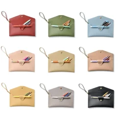 Leather Strap Pen Pouch