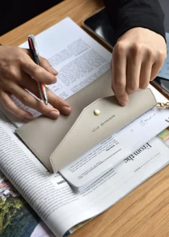 Leather Strap Pen Pouch