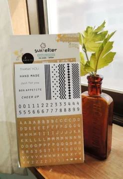 Letter Deco Sticker