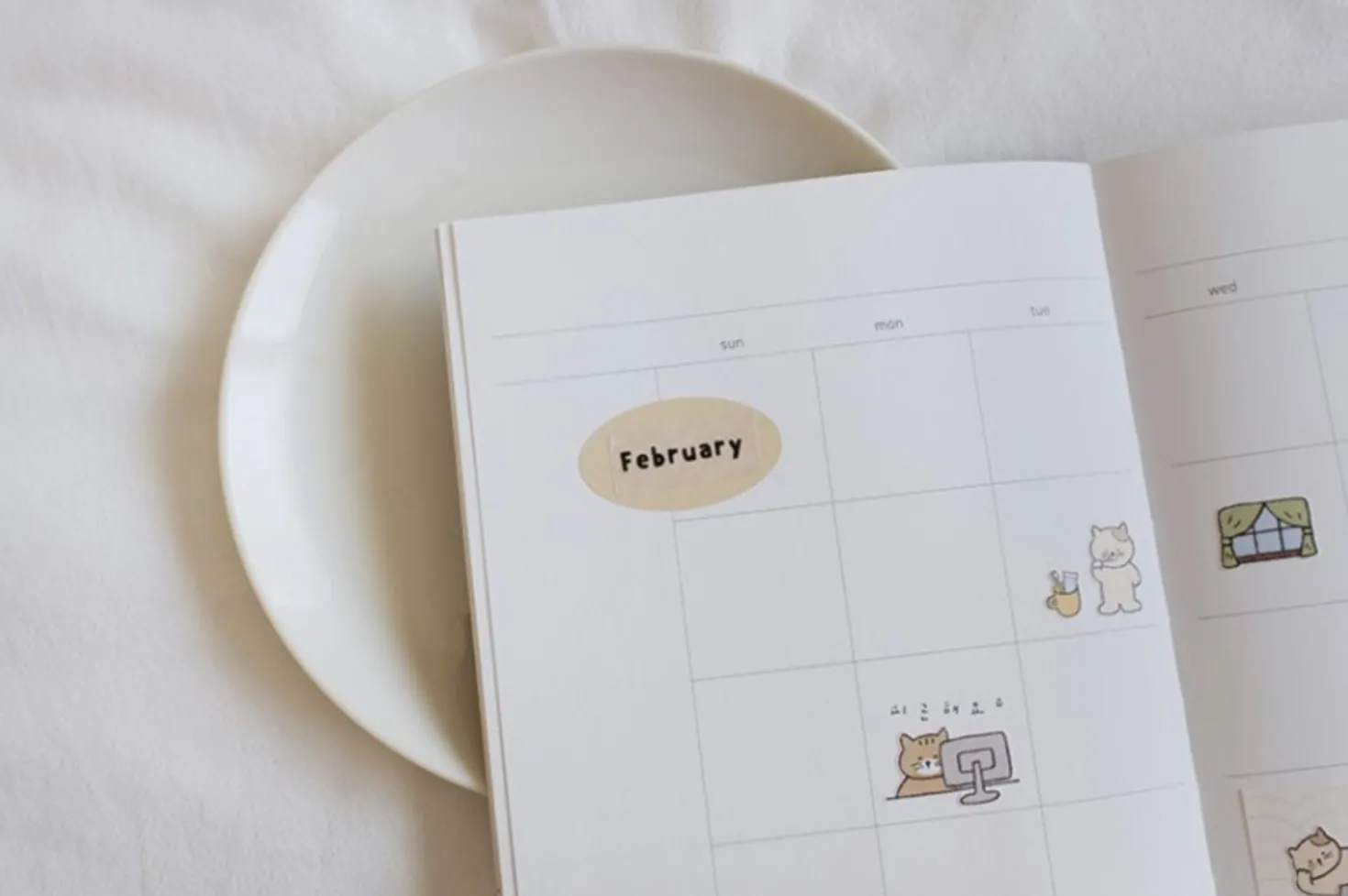 Lettering Months Masking Tape