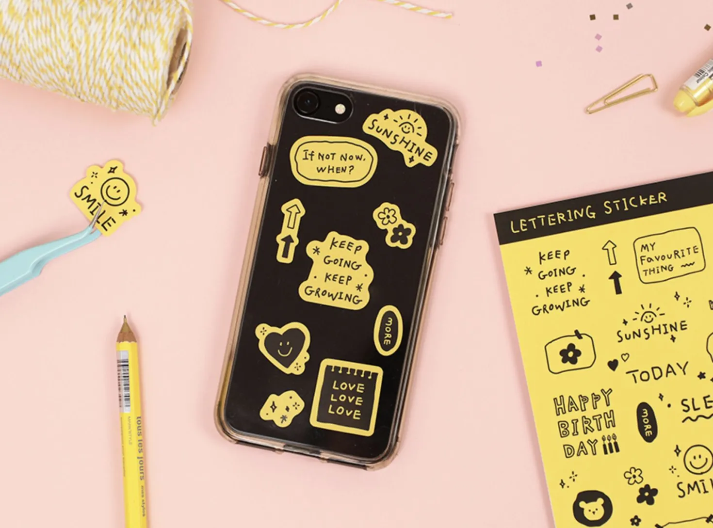 Lettering Removable Sticker