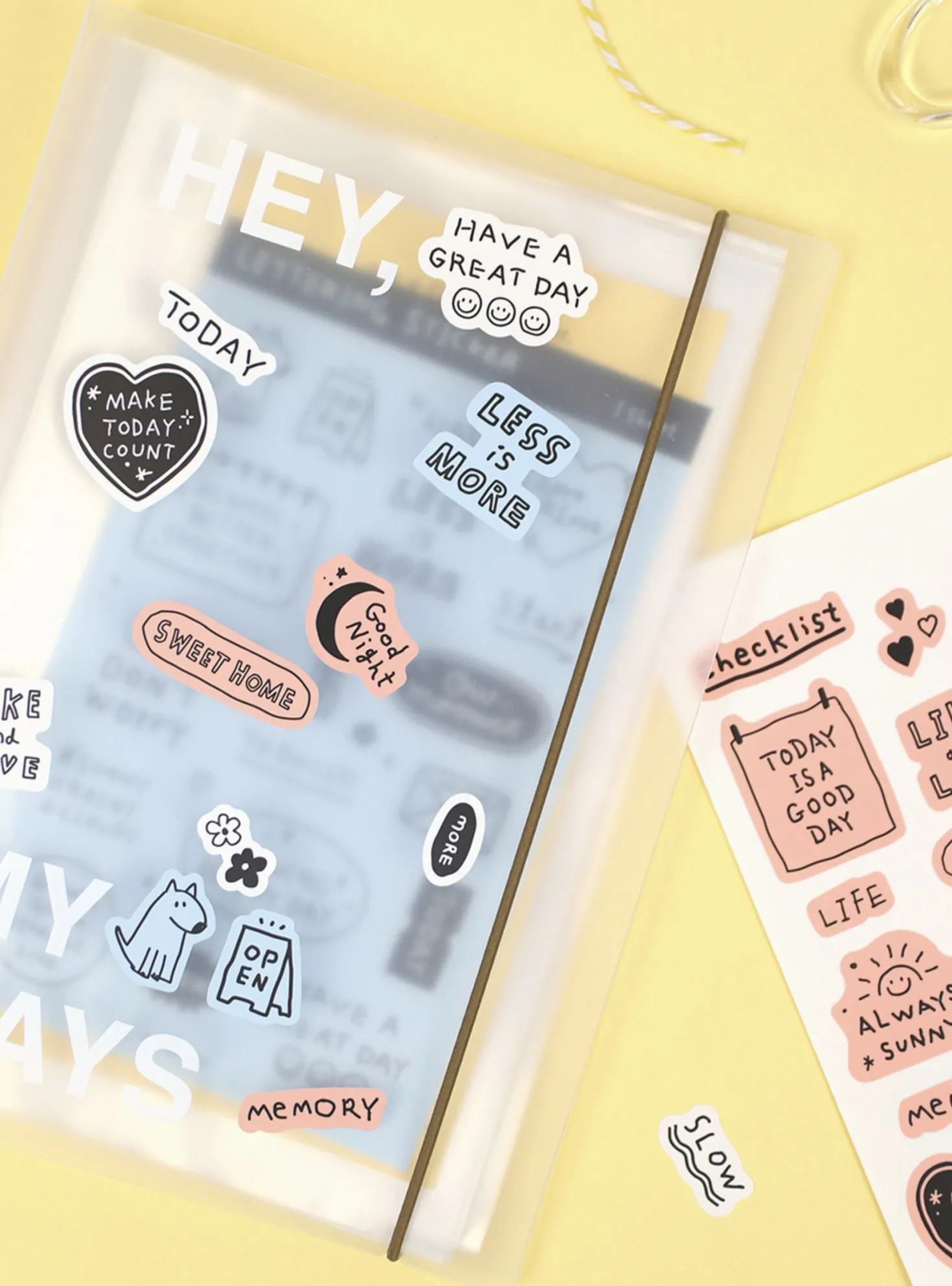 Lettering Removable Sticker