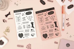 Lettering Removable Sticker