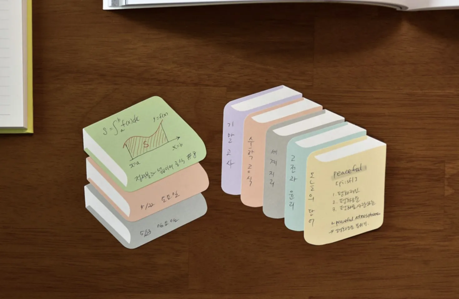 Library Book Sticky Note