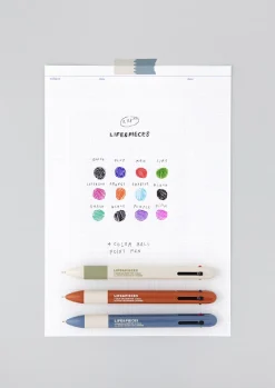 Life & Pieces 4 Color Ball Point Pen v2