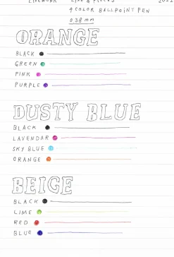 Life & Pieces 4 Color Ball Point Pen v2