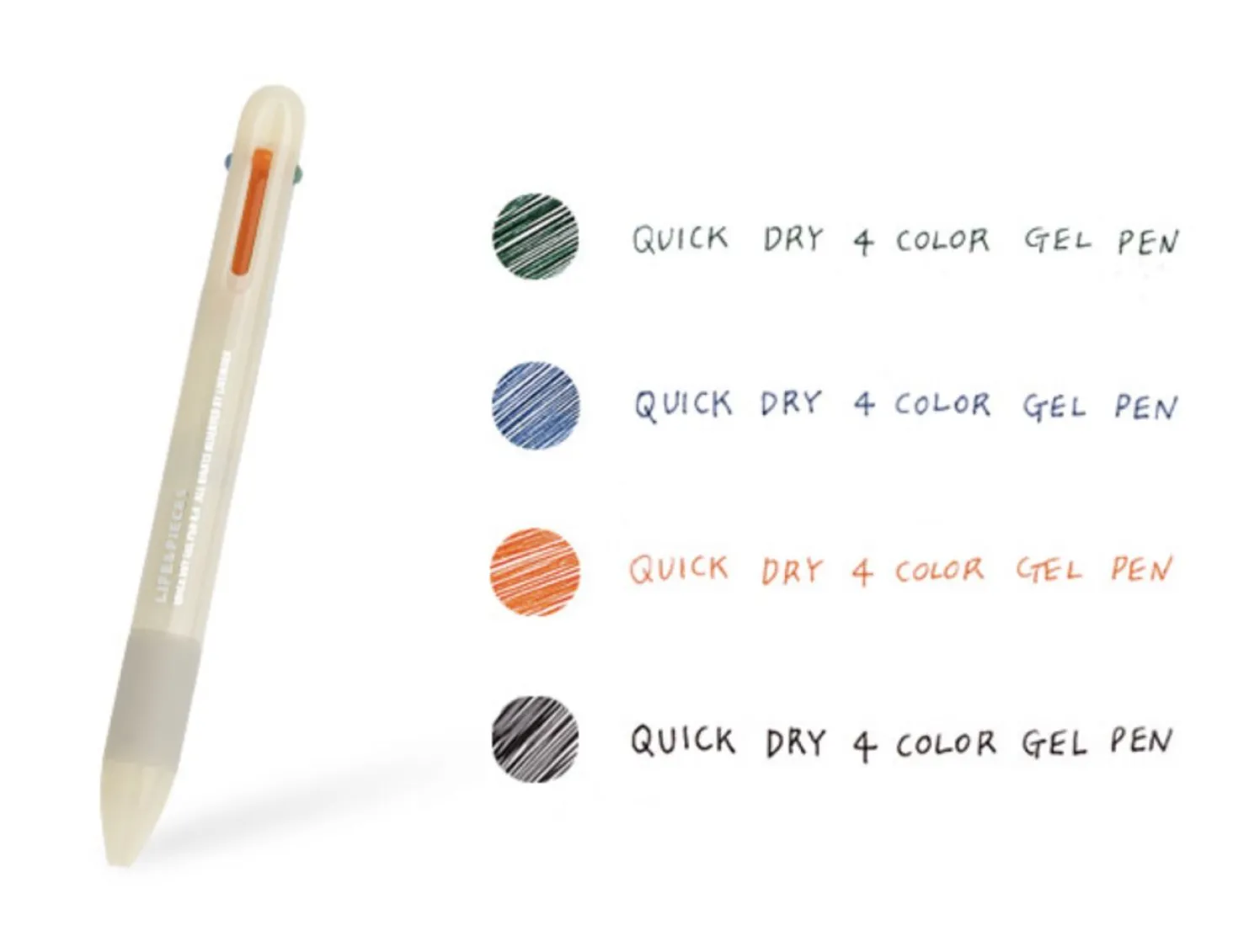 Life & Pieces 4 Color Gel Pen v2