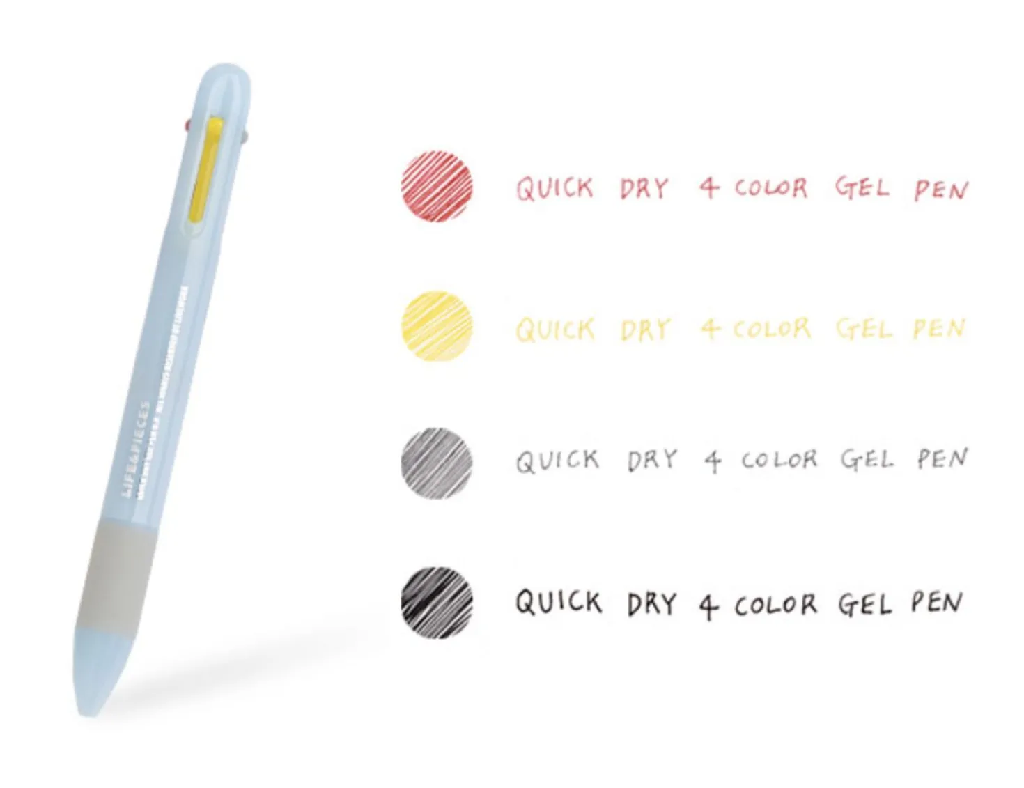 Life & Pieces 4 Color Gel Pen v2