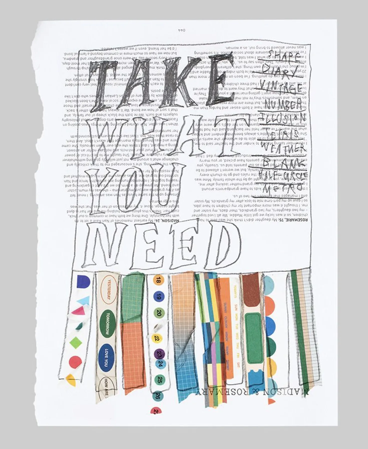 Life & Pieces Daily Paper Tape
