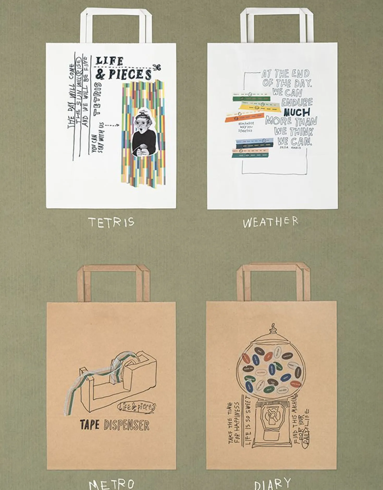 Life & Pieces Daily Paper Tape
