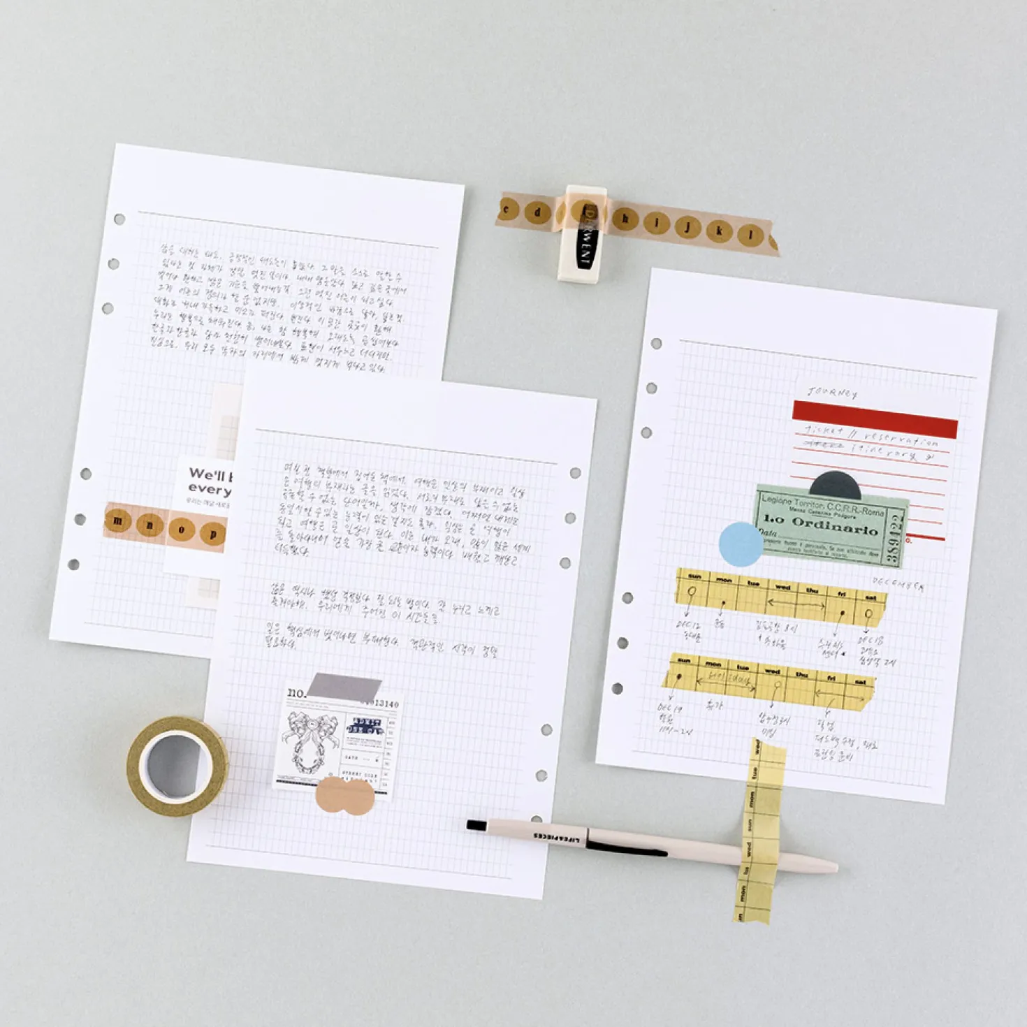 Life & Pieces 6 Ring A5 Note Refill