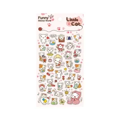 Little Cat Day Life PVC Sticker