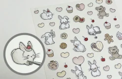 Little Rabbit Deco Sticker