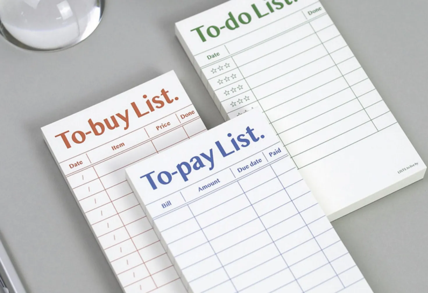 Live By Plan Memo Pad