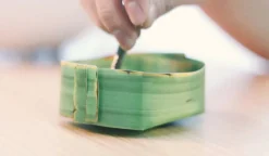 Long Banana Leaf Tray