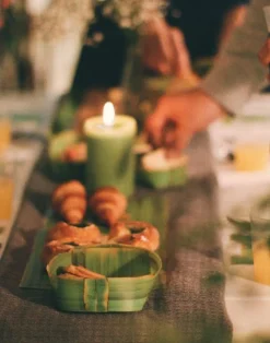 Long Banana Leaf Tray