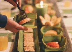 Long Banana Leaf Tray