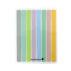 Long Colorful Highlighter Sticky Note Set