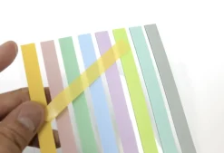 Long Colorful Highlighter Sticky Note Set