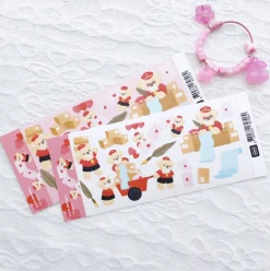 Love Delivery Bear Slim Sticker
